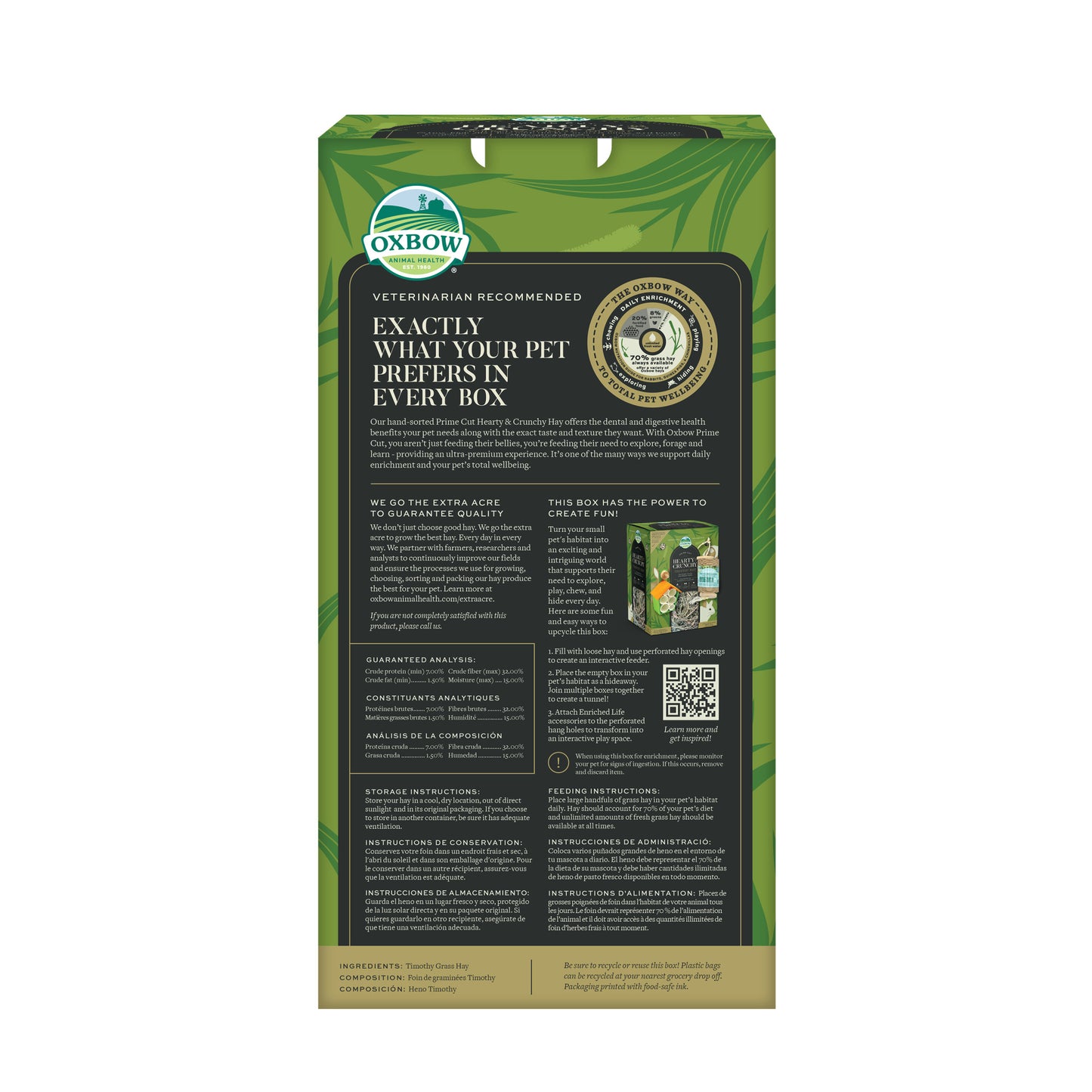 Oxbow Prime Cut Hay - Hearty & Crunchy