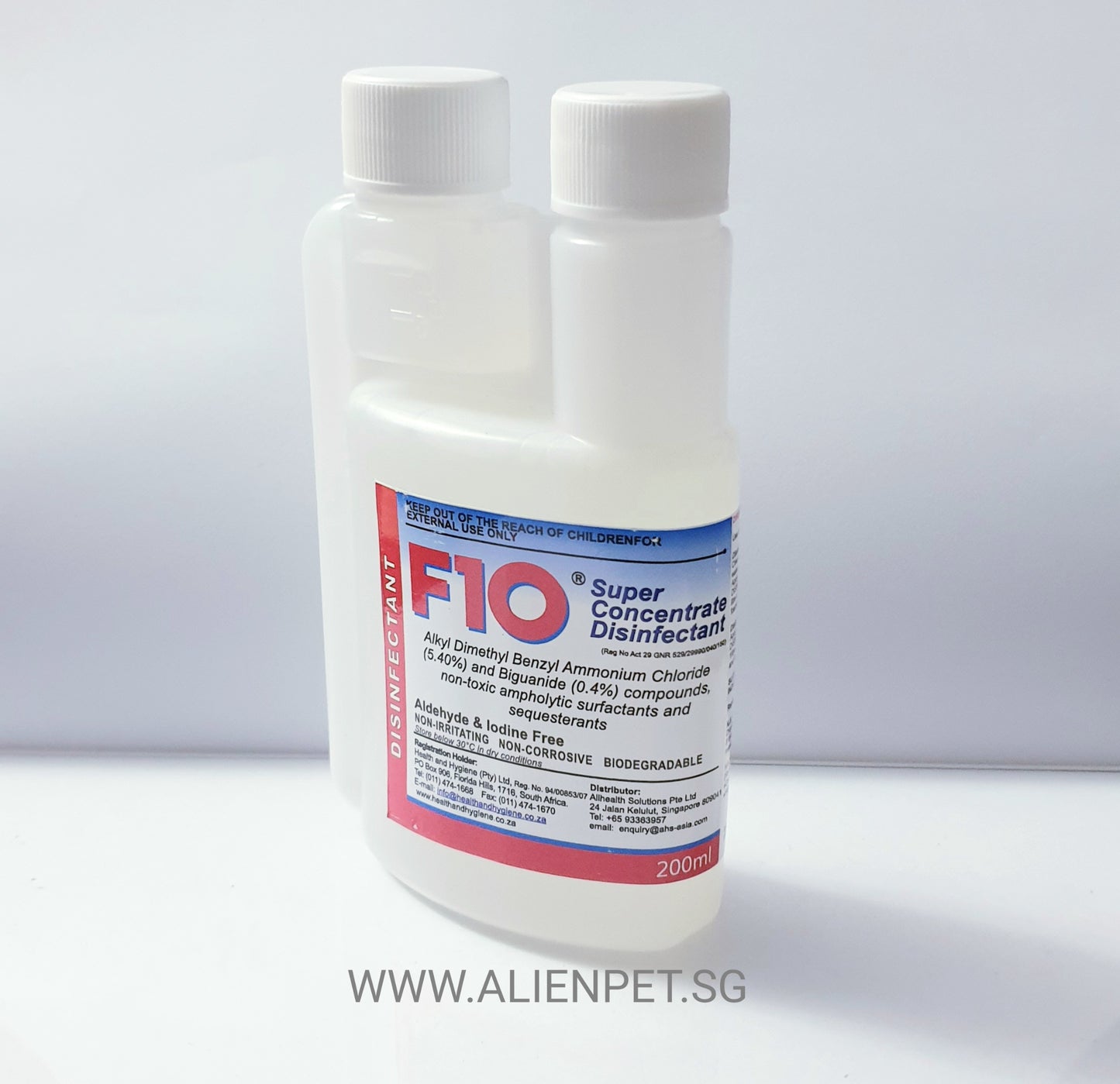 F10 Super Concentrate Disinfectant - Advise to read Warnings and follow vet's instruction