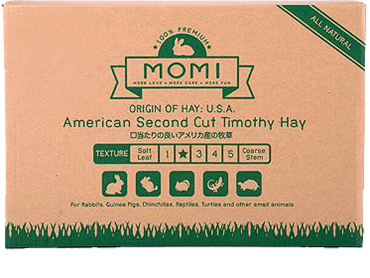 TIME SALES - Momi 2nd cut Timothy  Hay Bundle - 4 x 2.5Kg Bags