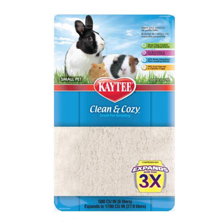 Kaytee - Clean and Cozy Bedding - White