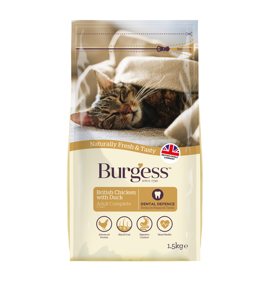 Burgess Adult Cat Chicken & Duck