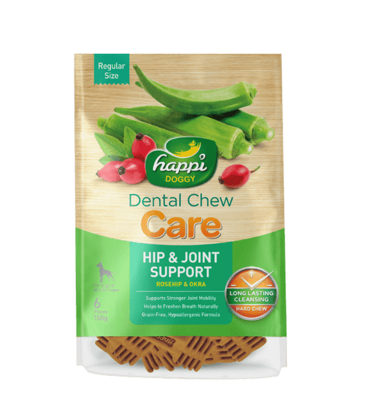 Happi Doggy Dental Chew Care - Hip & Joint Support