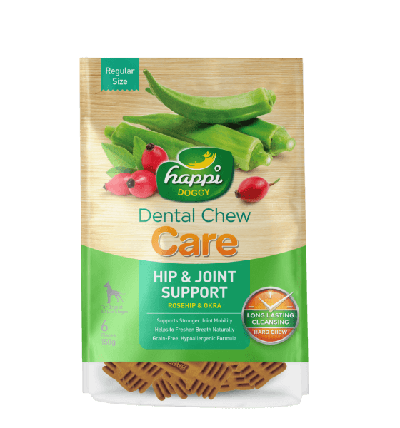 Happi Doggy Dental Chew Care - Hip & Joint Support