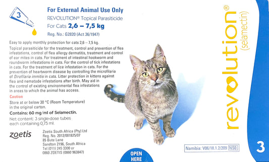 Revolution for Cat 2.6 - 7.5kgs