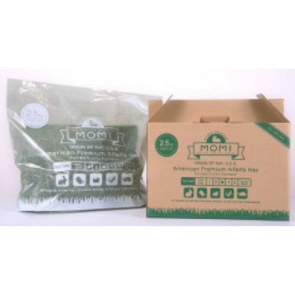 Momi Alfalfa Hay 2.5Kg (with box)