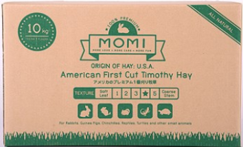 Momi Timothy Hay  (2 x 2.5Kg 2nd cut hay  and 2 x 2.5kg 1st cut hay  In One Carton)